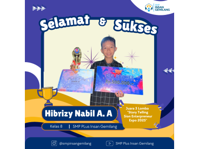 Hibrizy Nabil A. A  - Juara 3 Story Telling Sion Enterpreneur Expo 2025